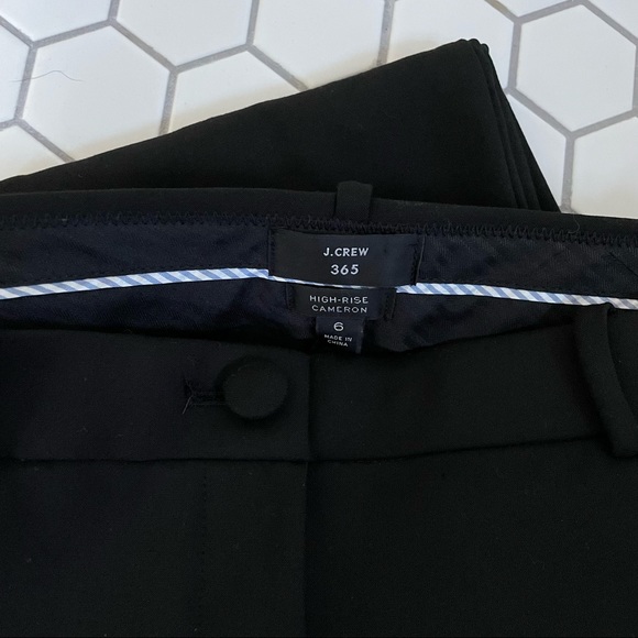J. Crew High-rise Cameron Pants Size 6 Black - Picture 4 of 6